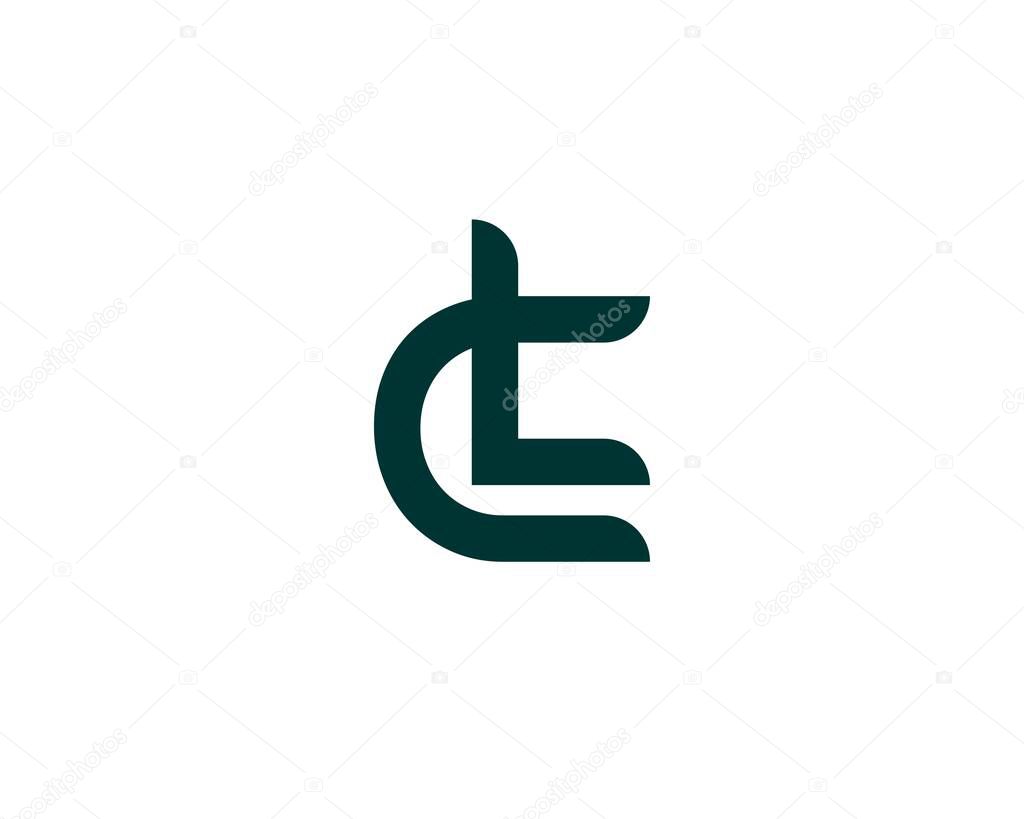 CL LC Logo design vector template