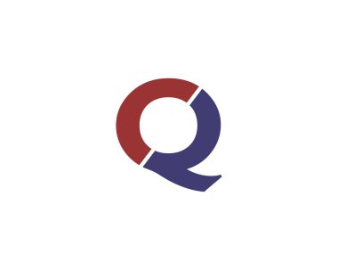 CQ logo tasarım vektör şablonu. CQ