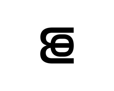 EO logo tasarım vektör şablonu. EO