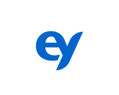 EY Logo tasarım vektör şablonu. EY