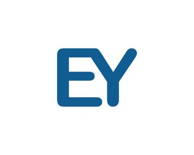 EY Logo tasarım vektör şablonu. EY