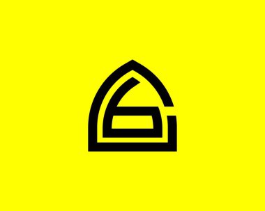 CB BC Logo tasarım vektör şablonu.