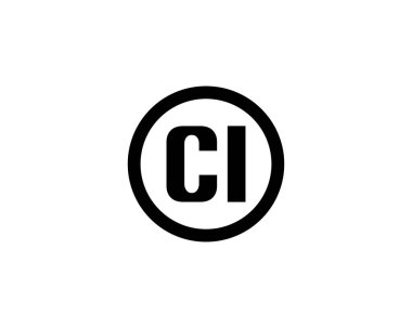 CI logo tasarım vektör şablonu. Muhbir.