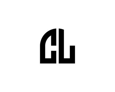 CL logo tasarım vektör şablonu. CL