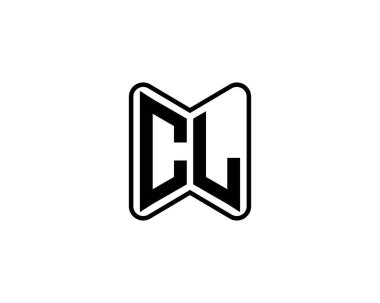 CL logo tasarım vektör şablonu. CL