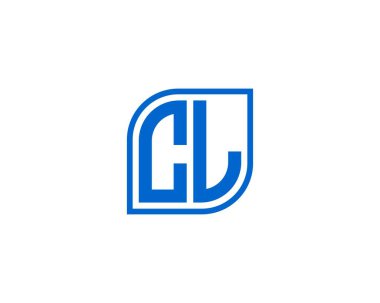 CL logo tasarım vektör şablonu. CL