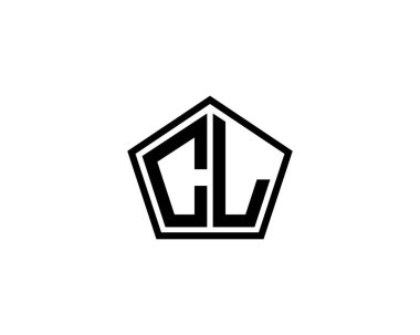 CL logo tasarım vektör şablonu. CL
