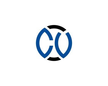 CV logo tasarım vektör şablonu. Özgeçmiş