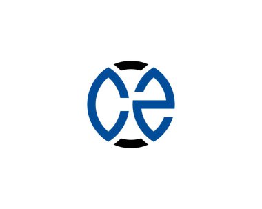 CZ logo tasarım vektör şablonu. CZ