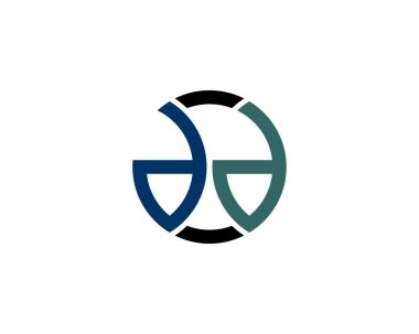 DD logo tasarım vektör şablonu. DD