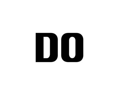 Do logo tasarım vektör şablonu. Yap