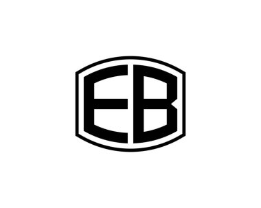 EB Logo design vector template. EB clipart