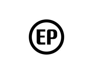 EP logo design vector template. EP clipart