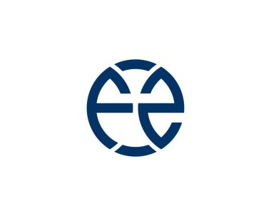 FZ logo tasarım vektör şablonu. FZ