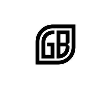 GB Logo design vector template. GB clipart