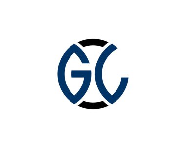 GL Logo tasarım vektör şablonu. GL