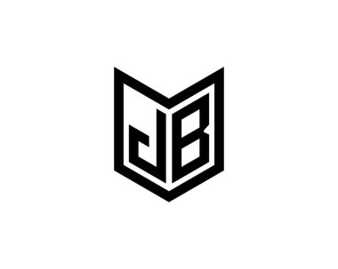 JB Logo design vector template. JB clipart