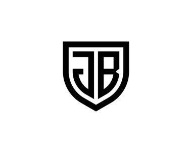JB Logo tasarım vektör şablonu. JB
