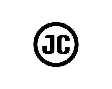 JC logo tasarım vektör şablonu. JC