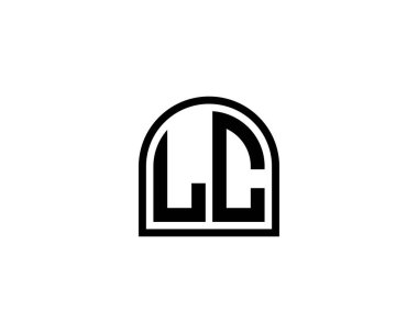LC logo tasarım vektör şablonu. LC