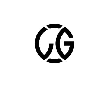 LG logo tasarım vektör şablonu. LG