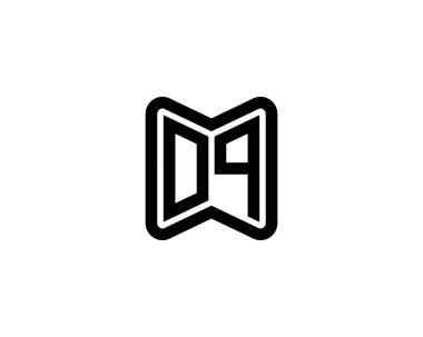 OQ logo tasarım vektör şablonu. OQ