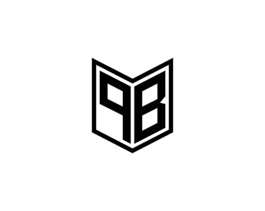 QB logo tasarım vektör şablonu. Oyun kurucu