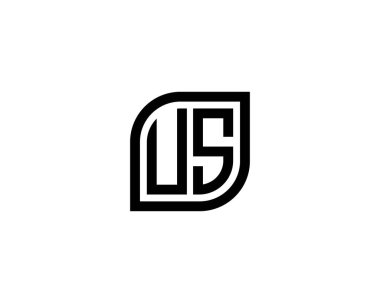 ABD logo tasarım vektör şablonu. ABD