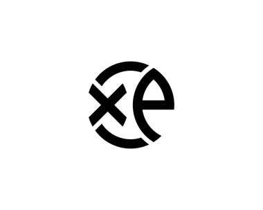 XP logo tasarım vektör şablonu. XP