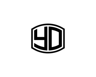 YO logo tasarım vektör şablonu. Evet.