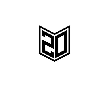 Sıfırıncı logo tasarım vektör şablonu. Sıfır