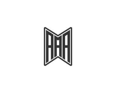 AAA logo tasarım vektör şablonu. AAA