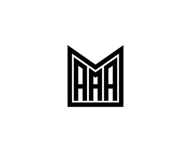 AAA logo tasarım vektör şablonu. AAA