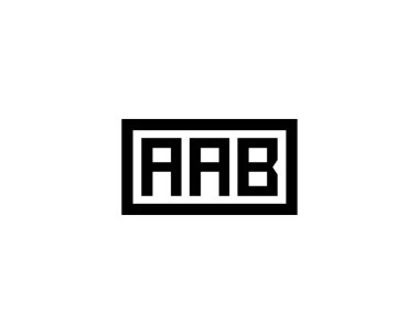 AAB logo tasarım vektör şablonu. AAB