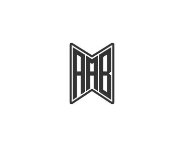 AAB logo tasarım vektör şablonu. AAB