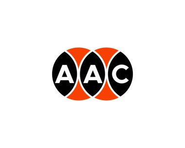 AAC logo tasarım vektör şablonu. AAC