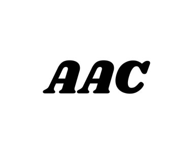 AAC logo tasarım vektör şablonu. AAC