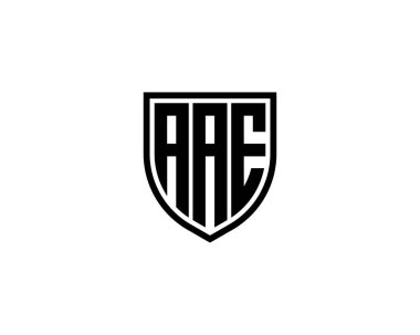 AAE logo tasarım vektör şablonu. AAE