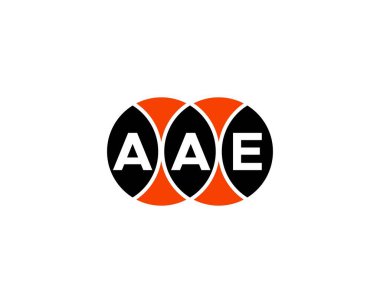 AAE logo tasarım vektör şablonu. AAE