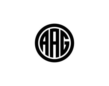 AAG Logo tasarım vektör şablonu. AAG