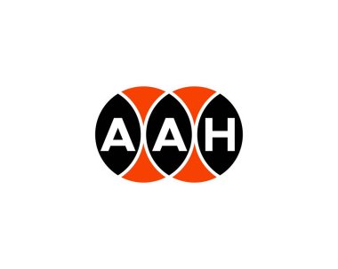AAH logo tasarım vektör şablonu. AAH