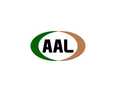 AAL logo tasarım vektör şablonu. AAL