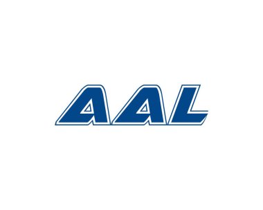 AAL logo tasarım vektör şablonu. AAL