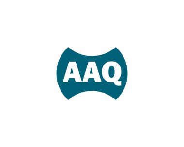 AAQ logo tasarım vektör şablonu. AAQ