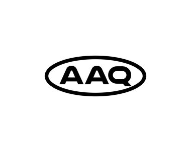 AAQ logo tasarım vektör şablonu. AAQ