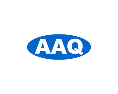 AAQ logo tasarım vektör şablonu. AAQ