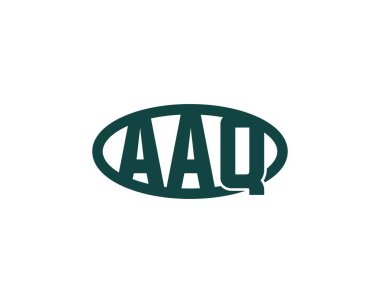 AAQ logo tasarım vektör şablonu. AAQ