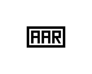 AAR logo tasarım vektör şablonu. AAR