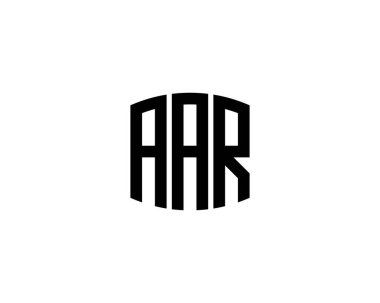 AAR logo tasarım vektör şablonu. AAR