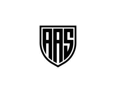 AAS logo tasarım vektör şablonu. AAS